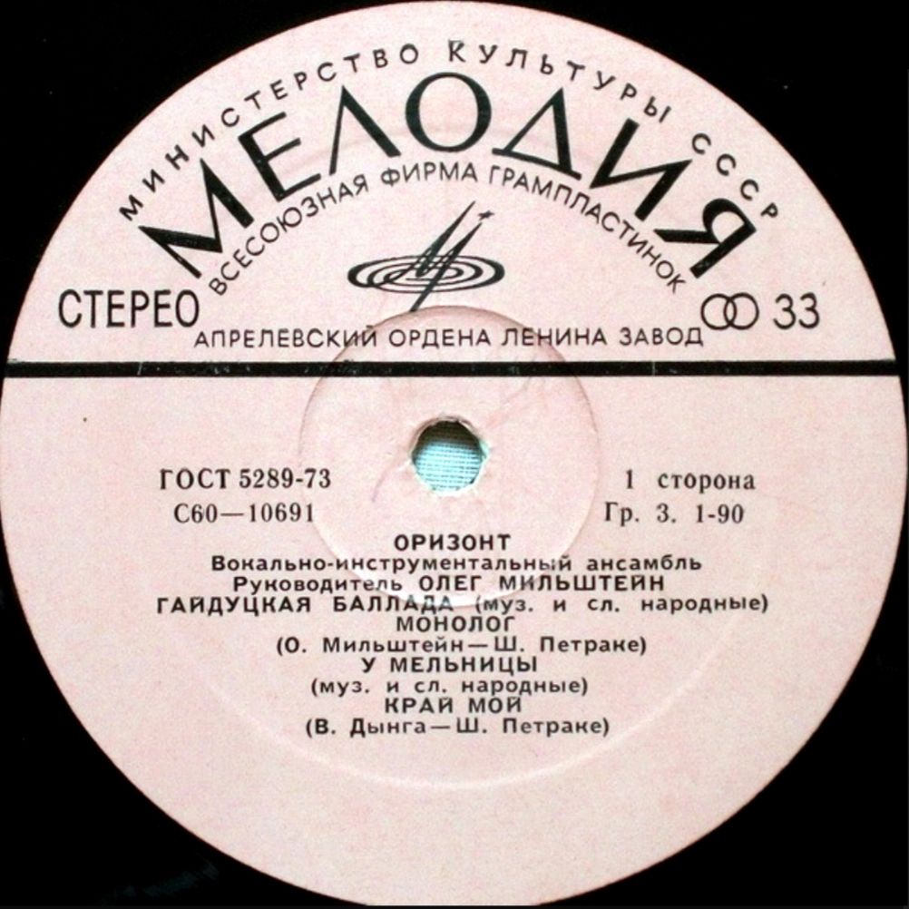 ВИА Оризонт - Оризонт - 1978.  (LP). 12. Vinyl. Пластинка - фото фото фото 2