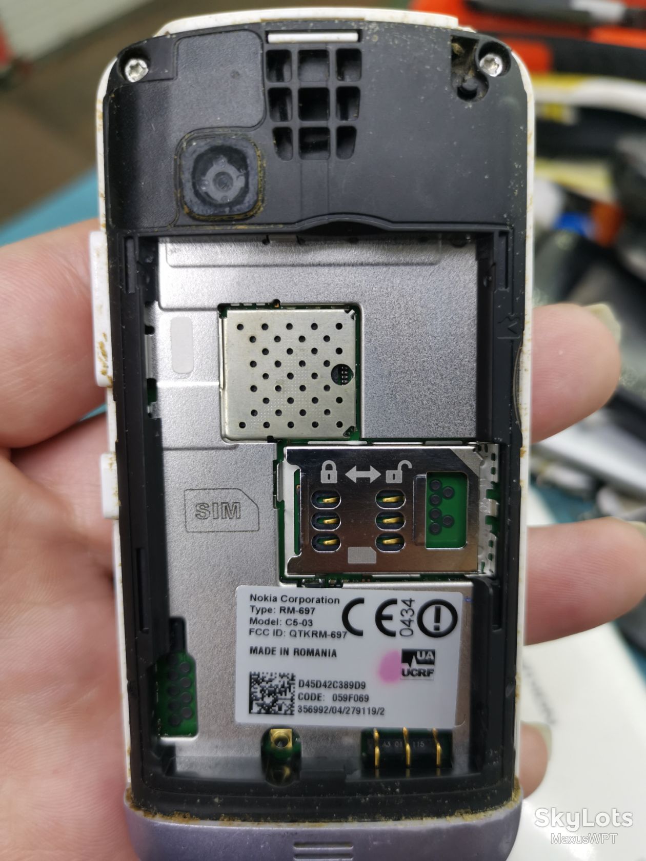 #2057 sklad Nokia c5 03 c5-03 white - фото фото фото 2