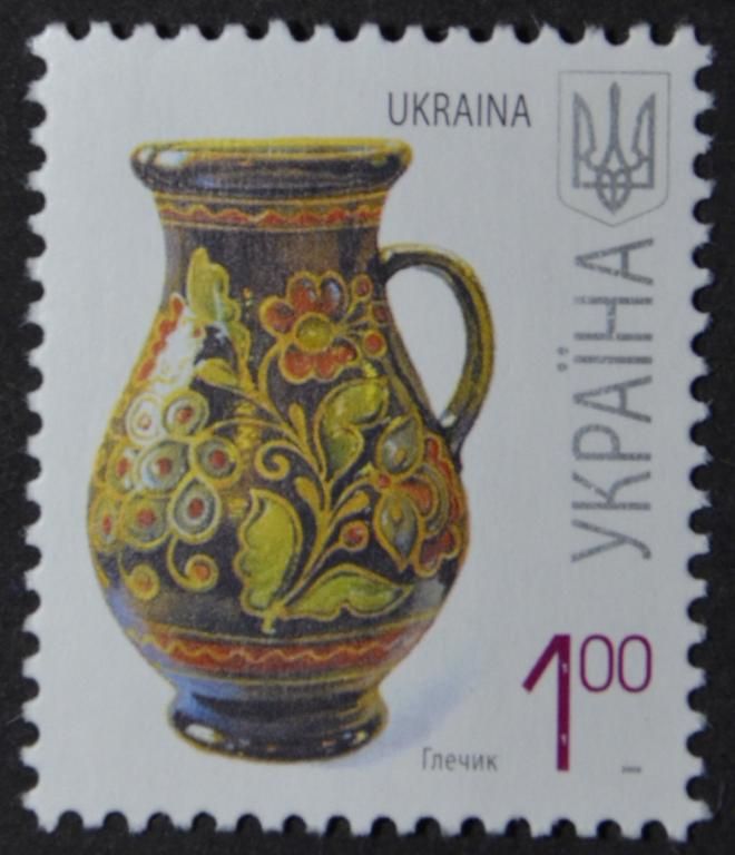Украина 7-й Стандарт 1 грн. Глечик микротекст 2008 - фото фото фото 0