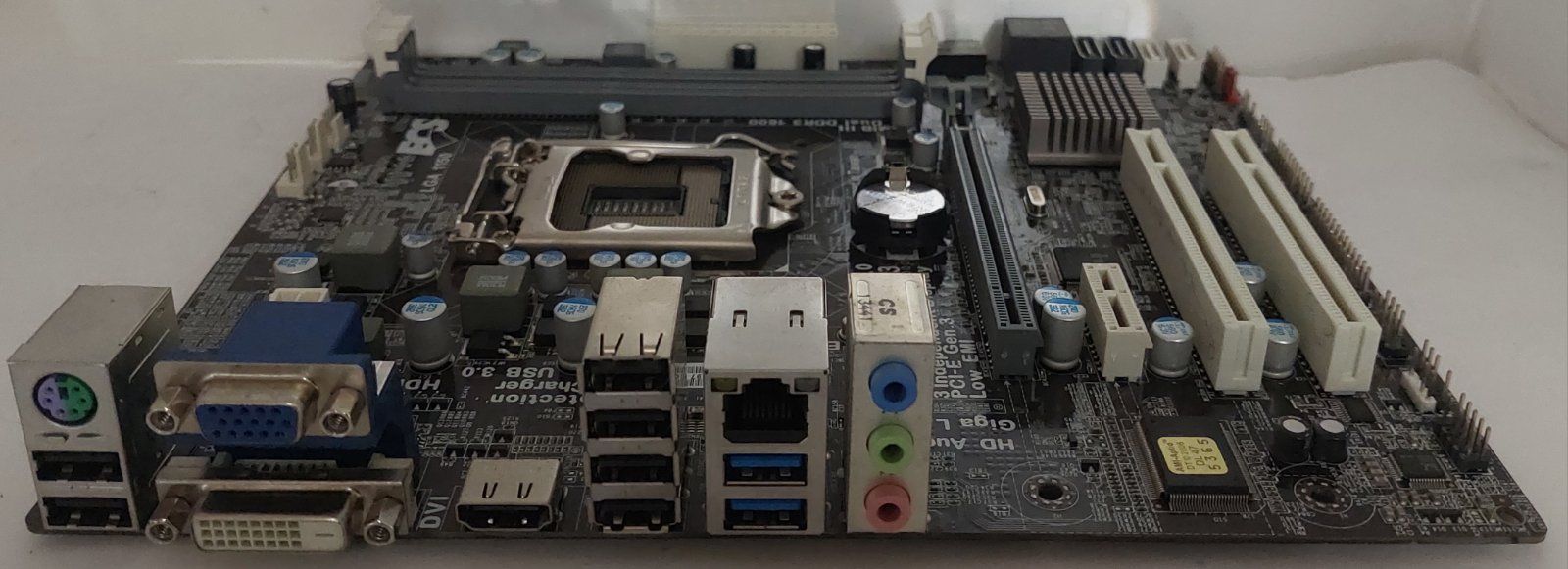 Материнська плата ECS B85H3-M3   (V1.0) / LGA 1150 / Micro ATX/2*DDR3  б/в - фото фото фото 1