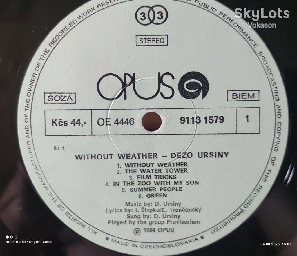 Dezo Ursiny - Without weather NM-/EX+ - фото фото фото 3
