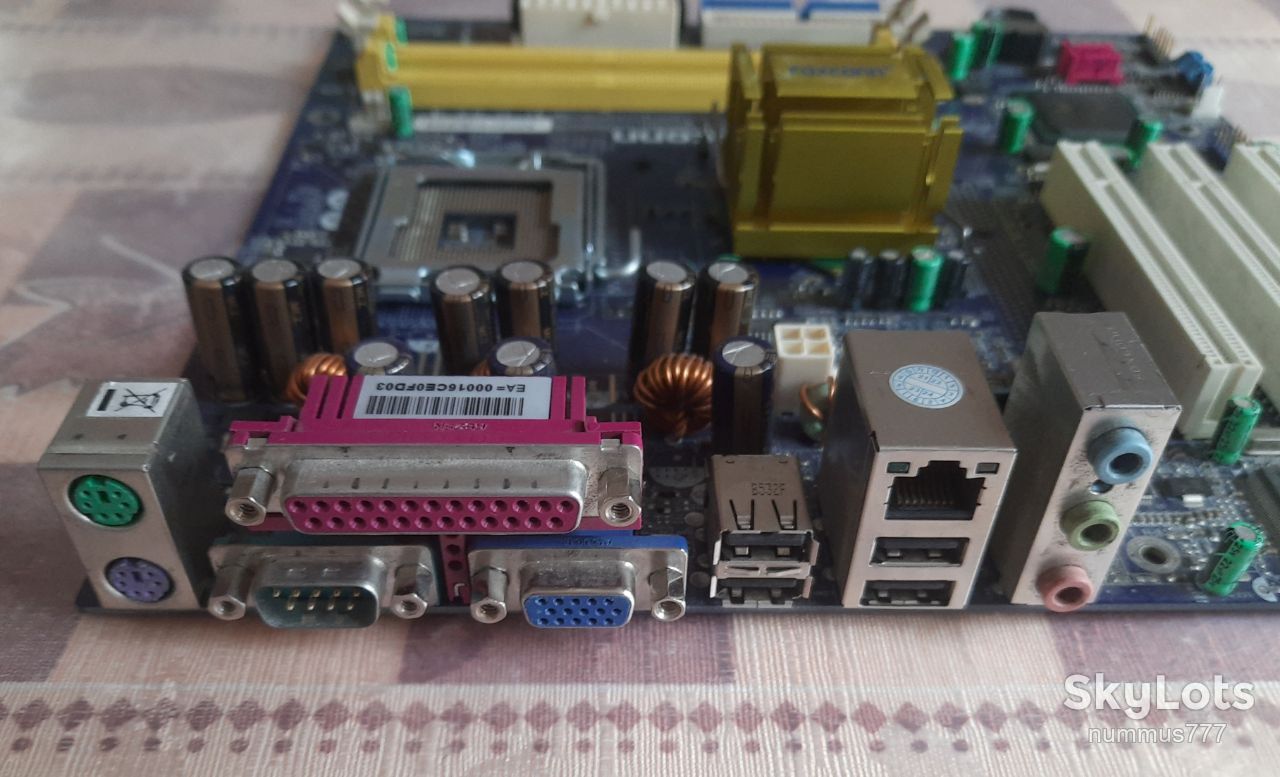 775 сокет Foxconn 865M06-GV  Тест - читати опис - фото фото фото 2