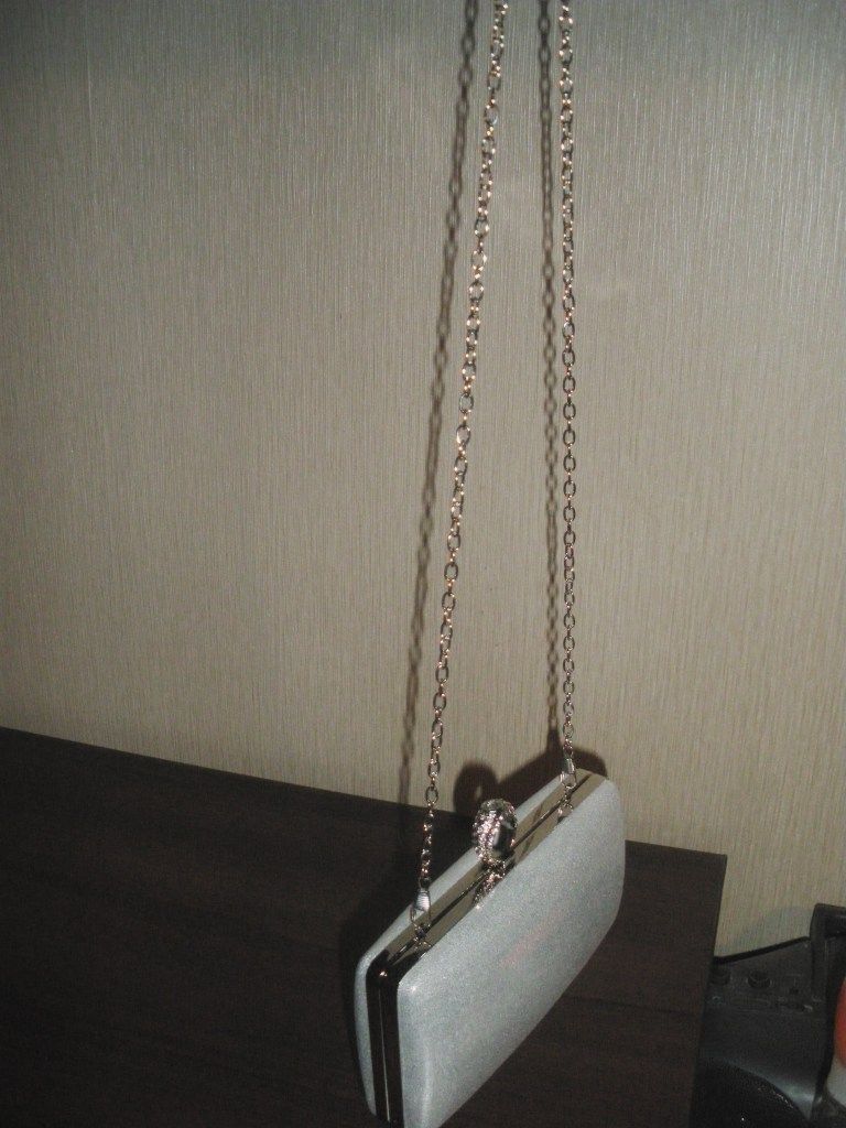 Сумка клатч серебро - фото фото фото 2