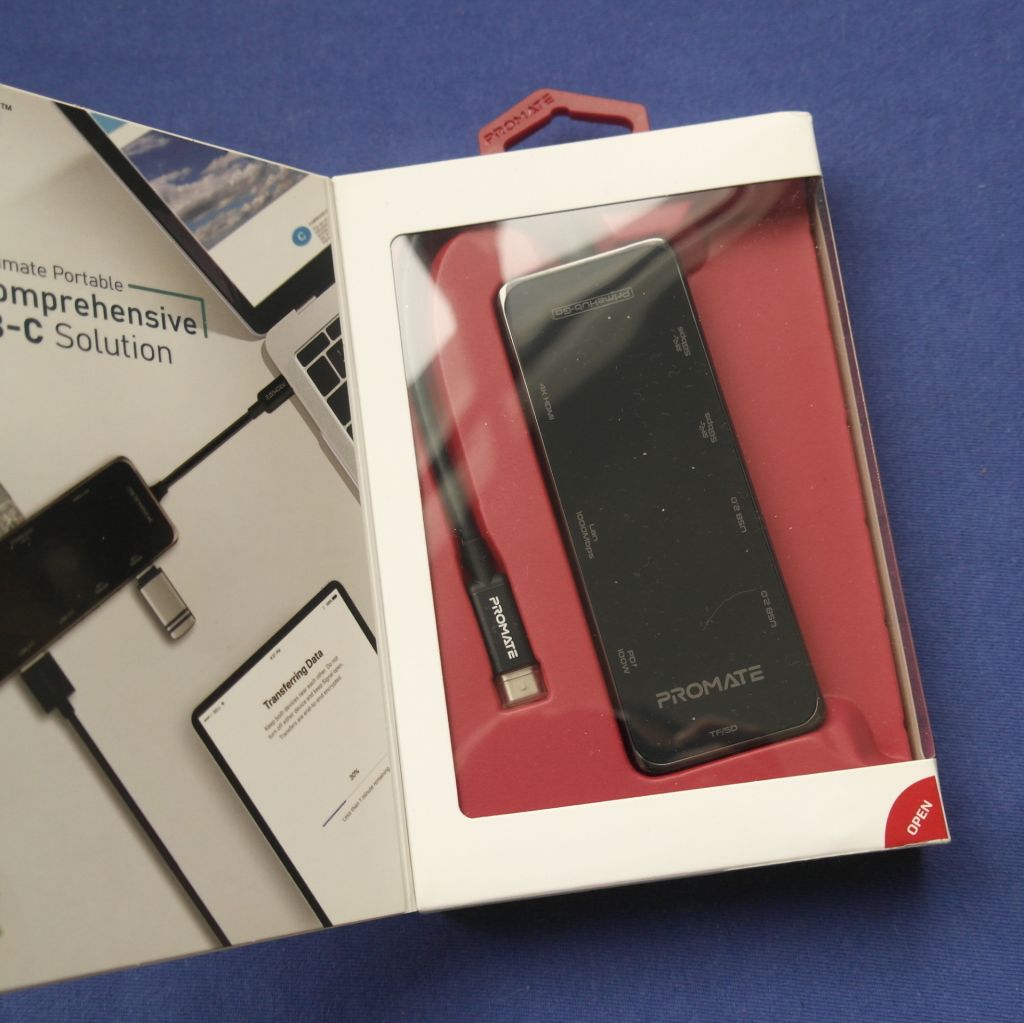Док-станция хаб Promate PrimeHub USB-C 100W Power Delivery - фото фото фото 2