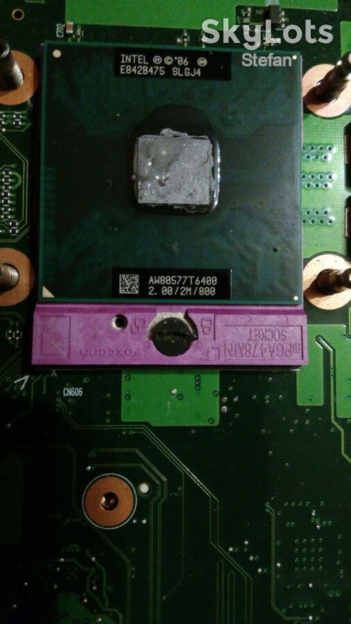 Процессор T 6400 для ноутбука двухядерный Socket P , 965 чипсет - фото фото фото 1