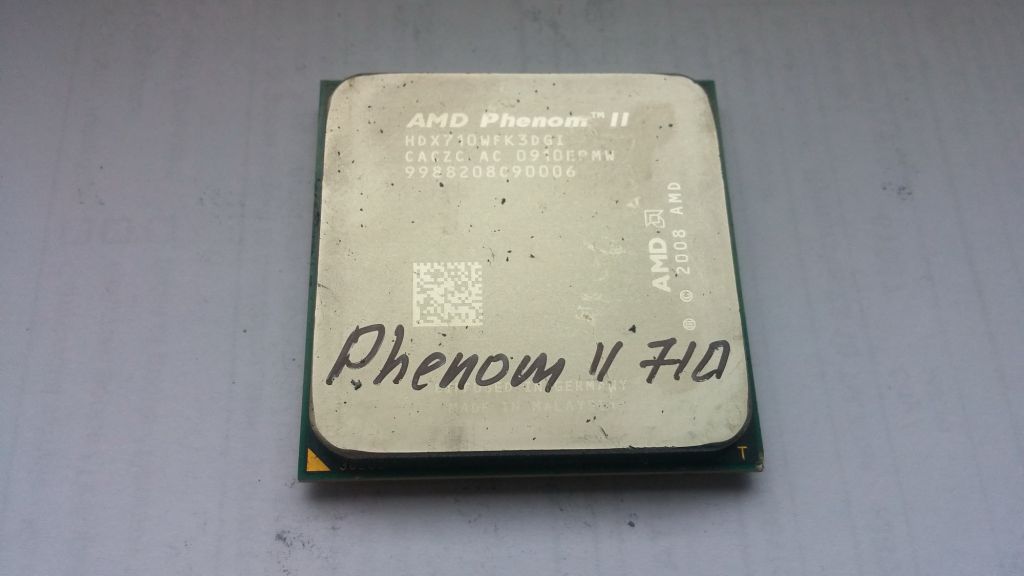 Процессор AMD Phenom X3 710 2.60GHz/6MB/95W      (HDX710WFK3DGI) socket AM2+ Вживане - фото фото фото 0