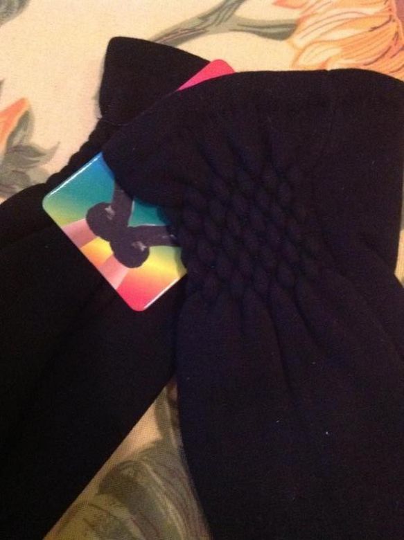 Тёплые трикотажные перчатки, р. 8,5 - фото фото фото 3