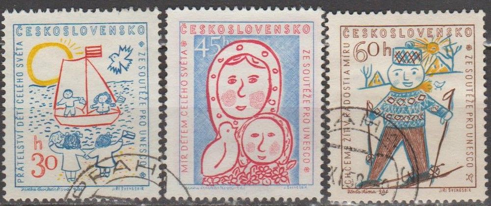 Чехословакия Чехословаччина 1958 детские рисунки - фото фото фото 0