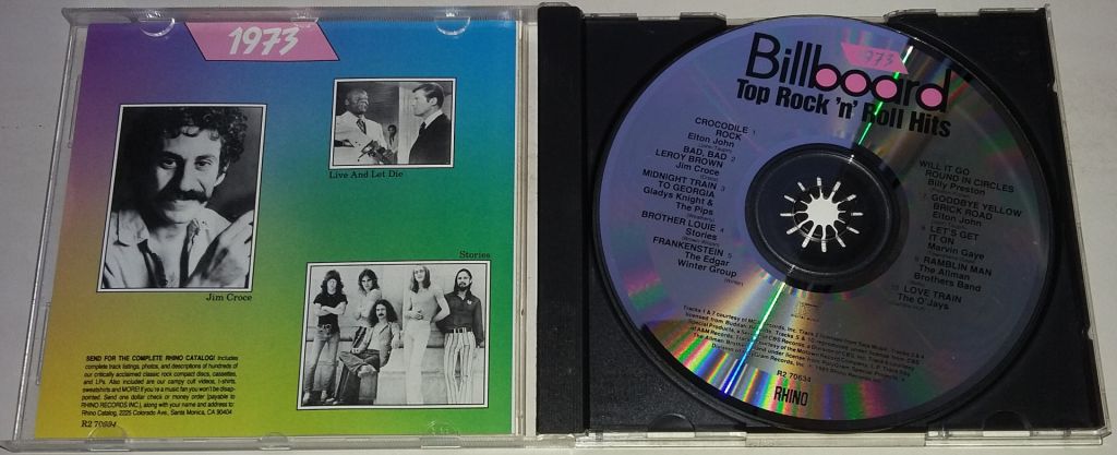 VARIOUS  Billboard Top Rock'N'Roll Hits - 1973  CD US - фото фото фото 1