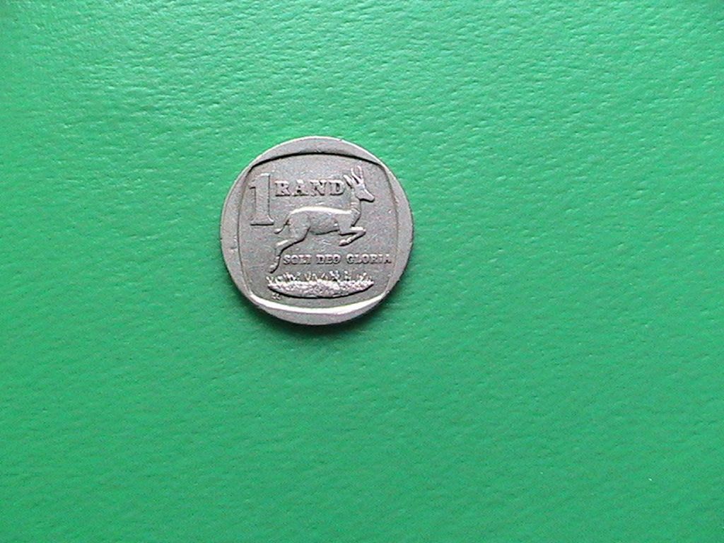 ЮАР, 1 рэнд 1999 г. антилопа-прыгун АФРИКА - фото фото фото 0