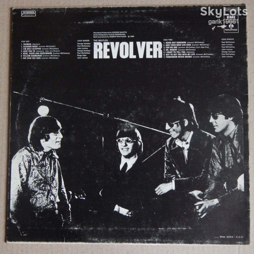 The Beatles – Revolver  (Parlophone – 3 C062-04097, Italy) EX+/NM- - фото фото фото 1