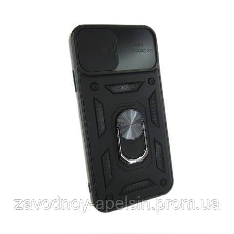 Iphone 11 Противоударный чехол Hybrid (кольцо+шторка) - фото фото фото 3