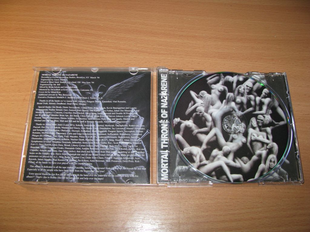 INCANTATION - Mortal Throne Of Nazarene   (1994 Relapse USA) - фото фото фото 1