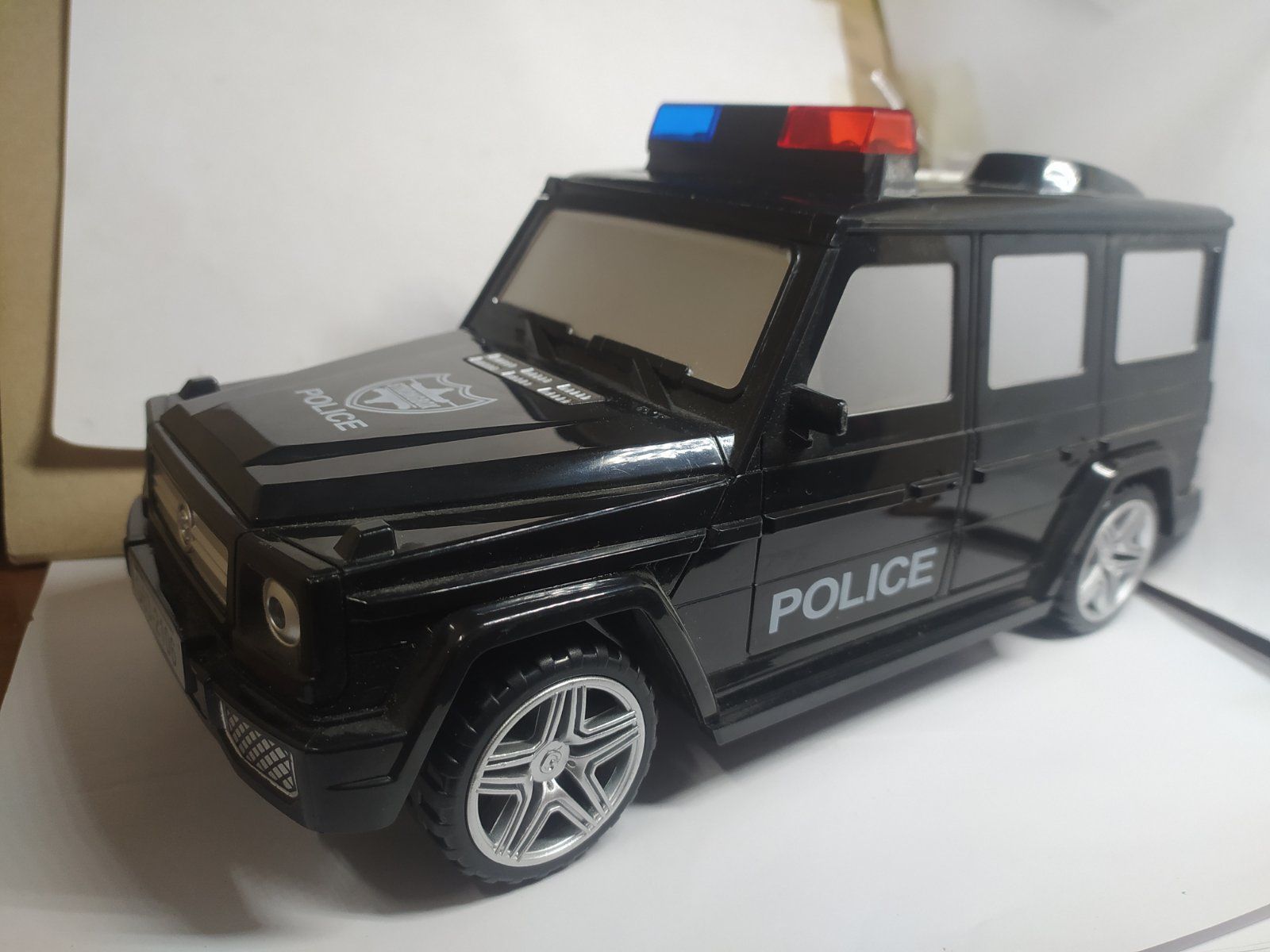 43347  Машинка-копилка G63 mercedes gelenvage police  с кодовым замком, черная - фото фото фото 2