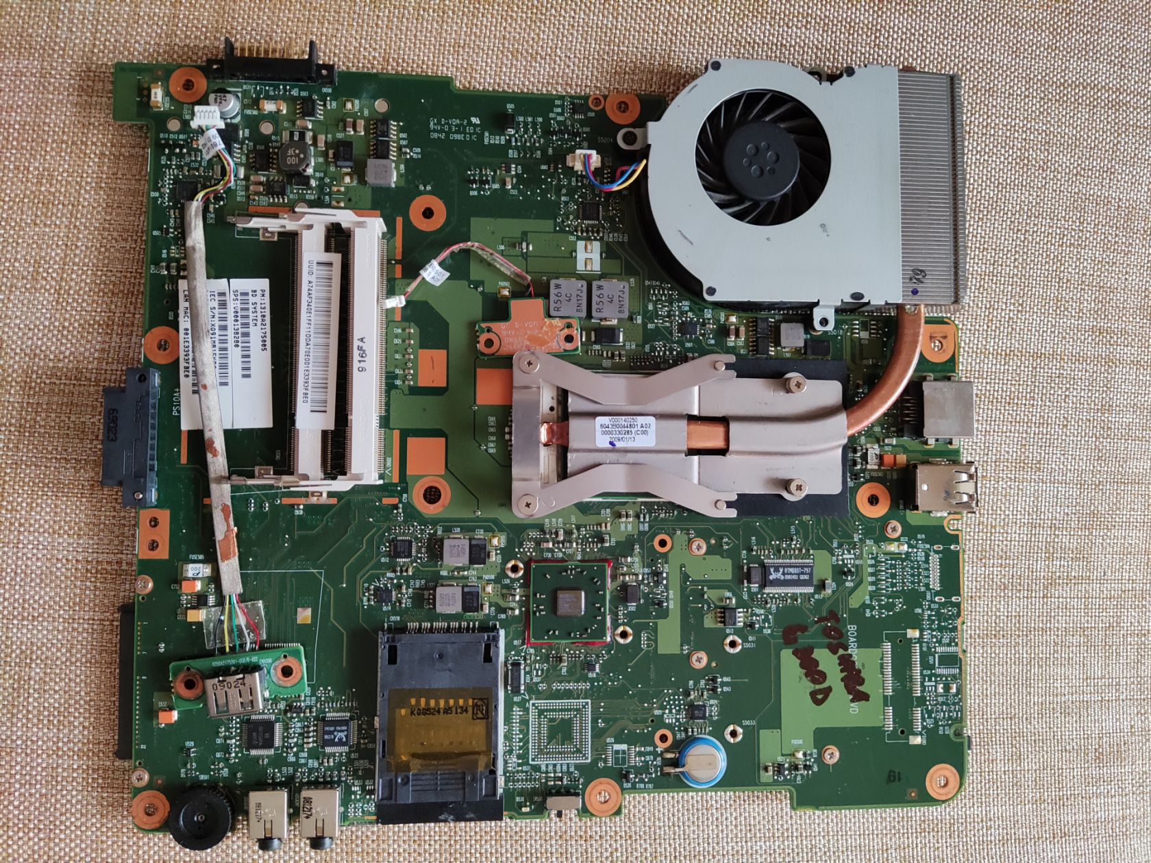 Материнська плата Toshiba Satellite L300D AMD DDR2 / 6050A2175001-MB-A02 - фото фото фото 0