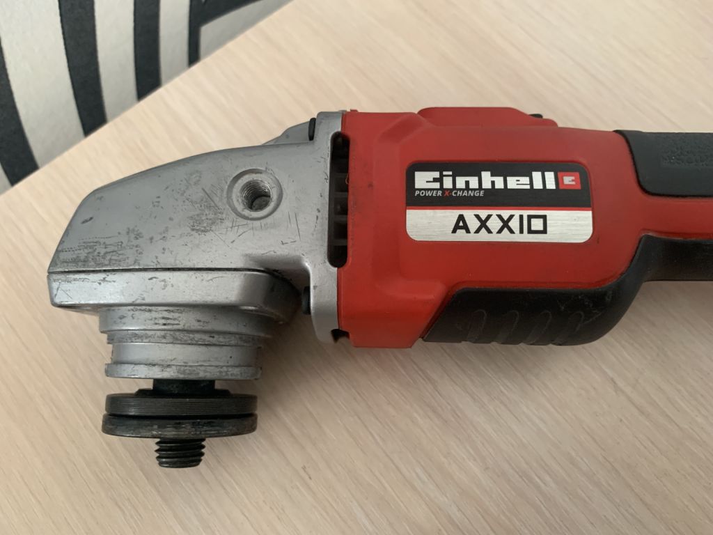 Аккумуляторная Кутова безщіткова шліфмашина Einhell Axxio-Solo Ø125 мм,болгарка,рабочая - фото фото фото 1