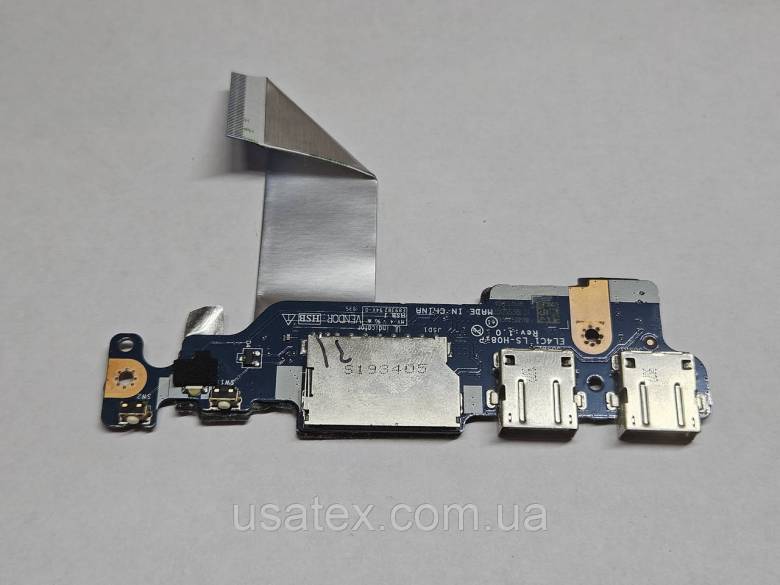 Lenovo IdeaPad Flex-14API Flex-14IWL C340-14IWL C340-14API LS-H081P Плата кнопка ввімкнення USB - фото фото фото 0