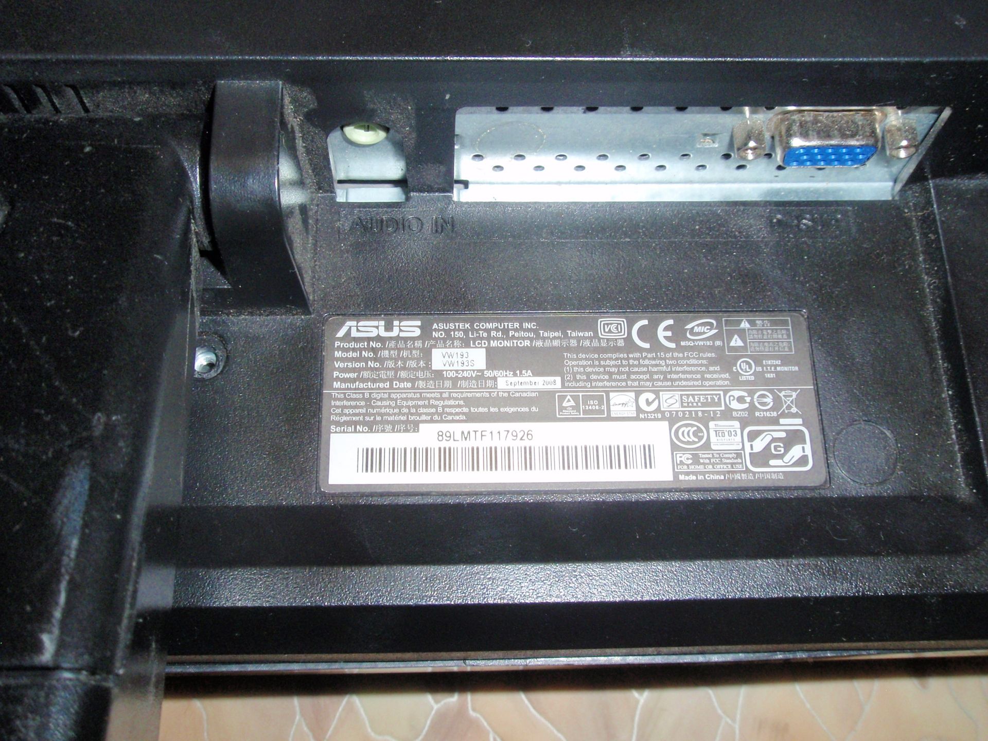монитор 19" asus vw193s - фото фото фото 6