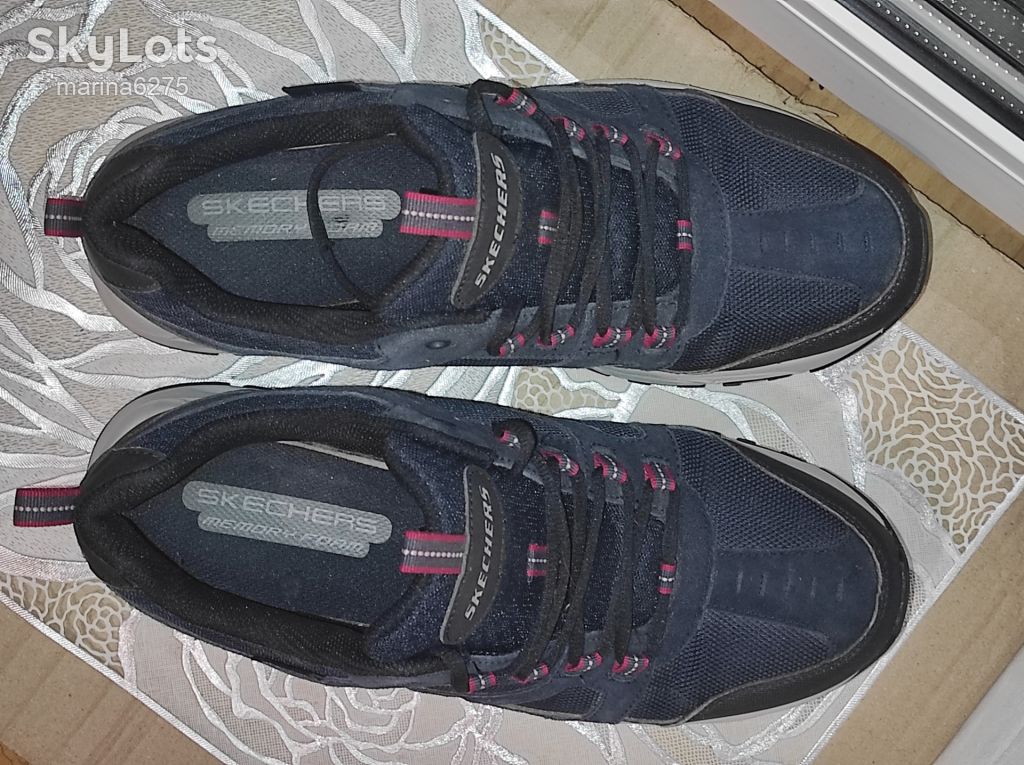 Skechers  кросівки замша+ сітка р 45 - фото фото фото 6