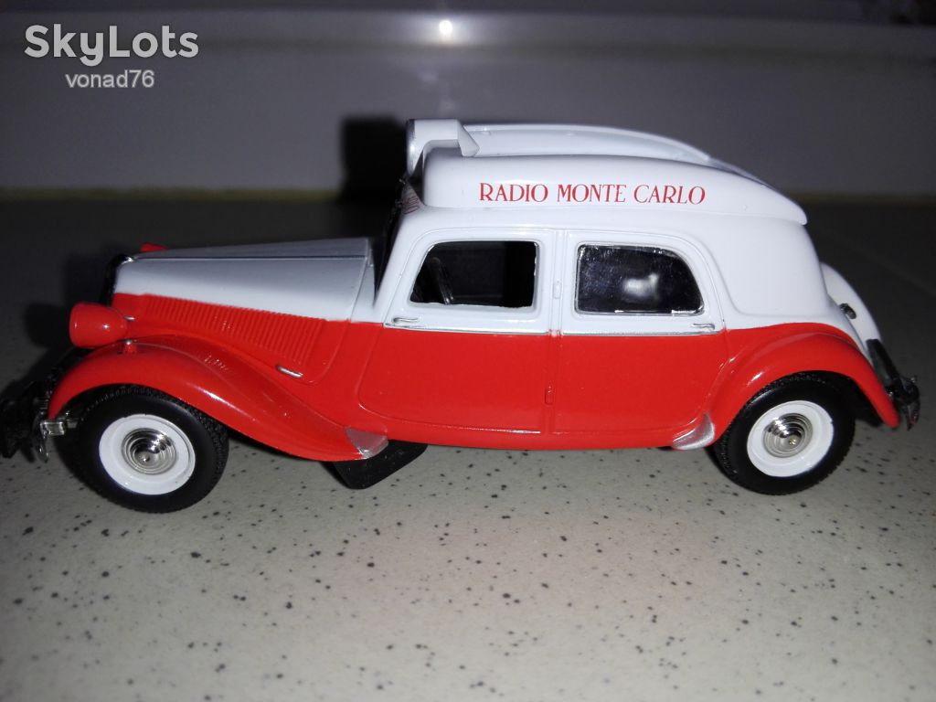 1/43 CITROEN Traction 15 six RMC 1952 RADIO MONTE CARLO. NOREV. - фото фото фото 4