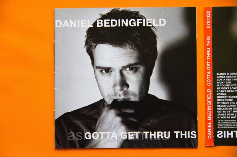 Музичний диск CD. DANIEL BEDINGFIELD - Gotta get thru this - фото фото фото 0