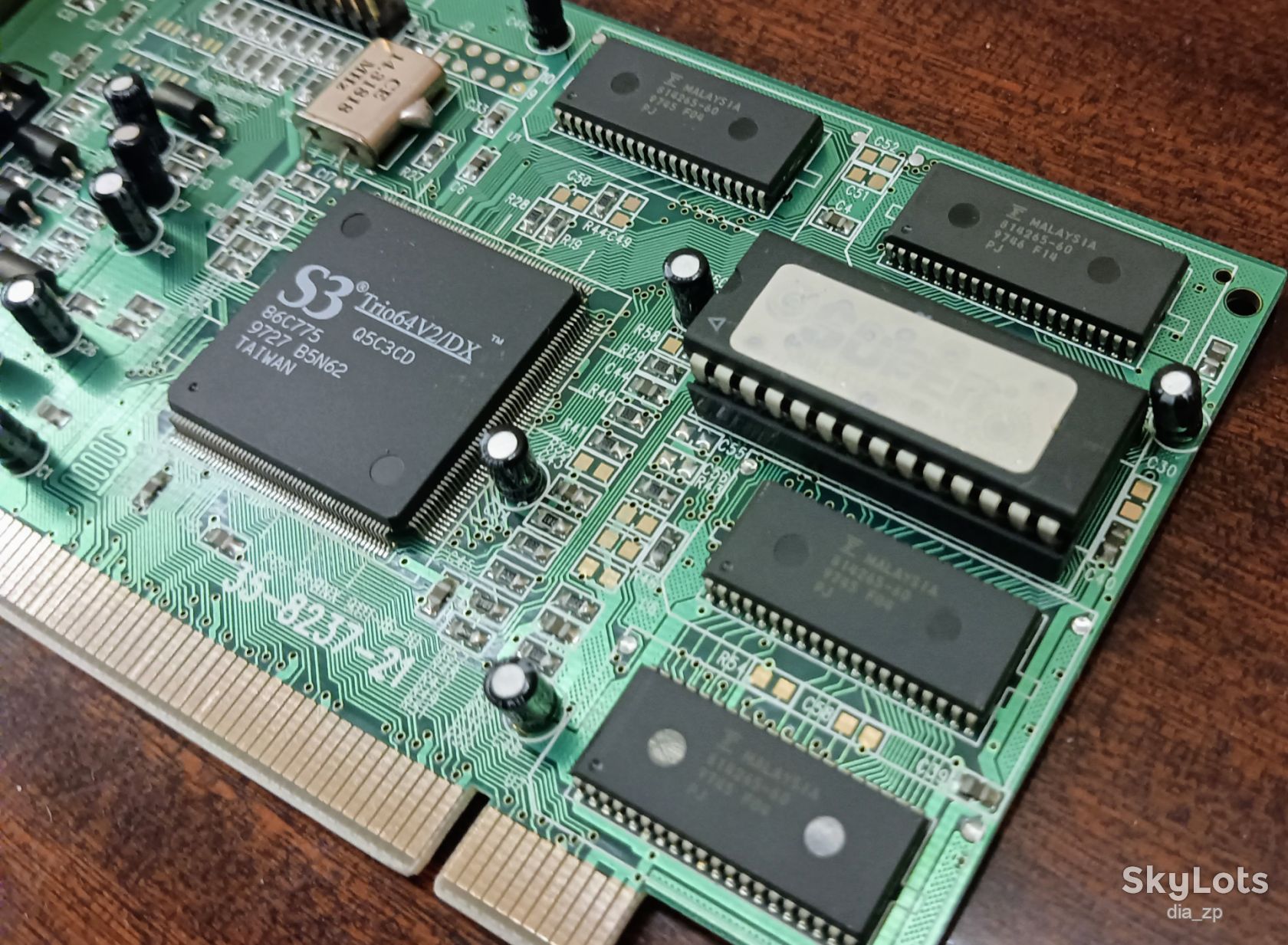 Ретро видеокарта PCI — S3 Trio64V2/DX 2MB  (100% Рабочая, Раритет 1997г) - фото фото фото 6