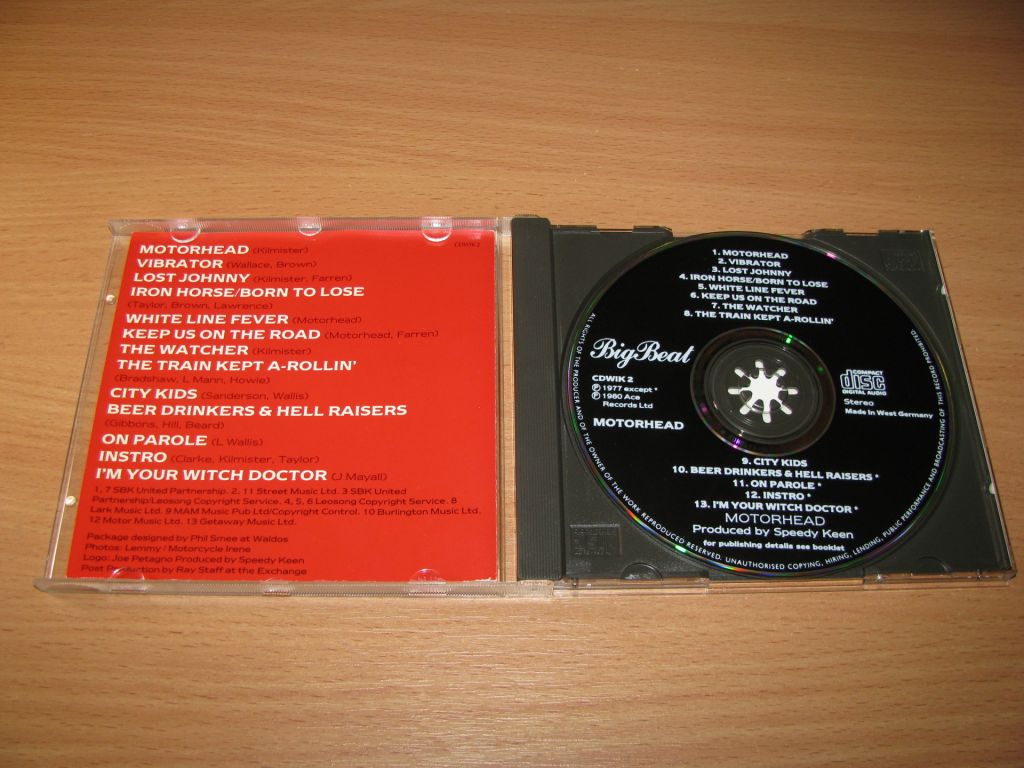 MOTORHEAD - Motorhead  (1988 Big Beat 1st press,W.Germany) - фото фото фото 1