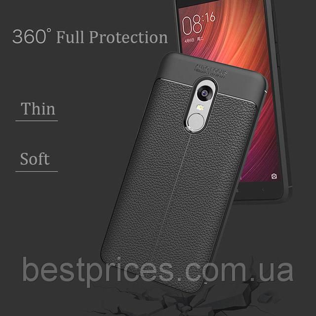 Чехол soft TPU для Xiaomi Redmi Note 4X серый очень прочный - фото фото фото 3
