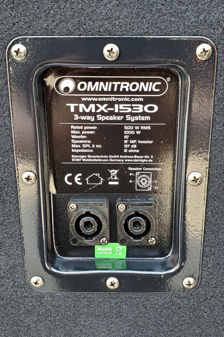 Пассивная акустическая система Omnitronic TMX-1530 - фото фото фото 1