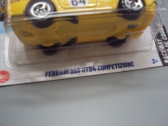 Машинка модель автомобіль Hot Wheels yellow Ferrari 365 GTB4 Competizione жовтий феррарі №19043с - фото фото фото 3