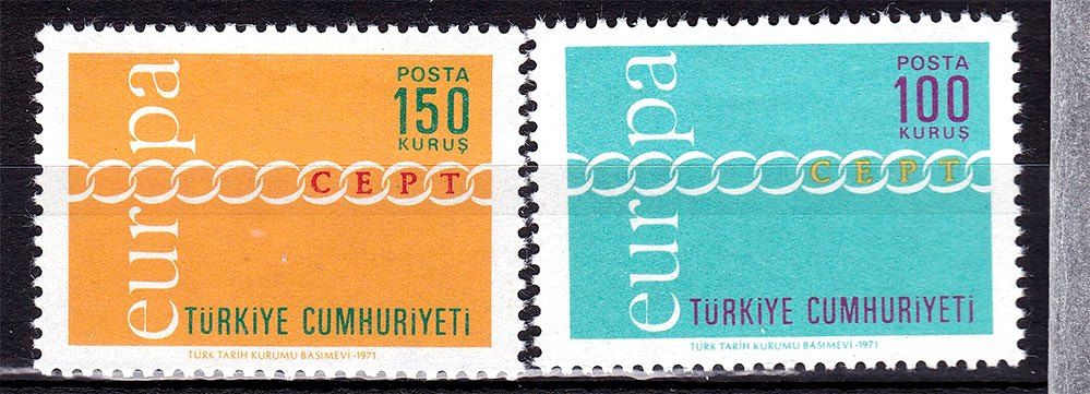 Турция 1971 г MNH - EUROPA  - CEPT - фото фото фото 0