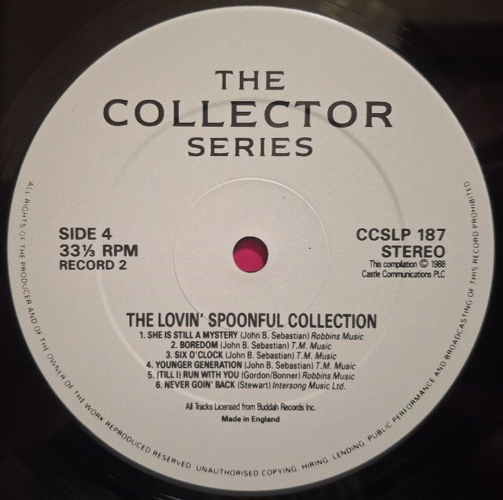 The Lovin' Spoonful - The Collection - 1965-69.  (2LP). 12. Vinyl. Пластинки. UK. - фото фото фото 6