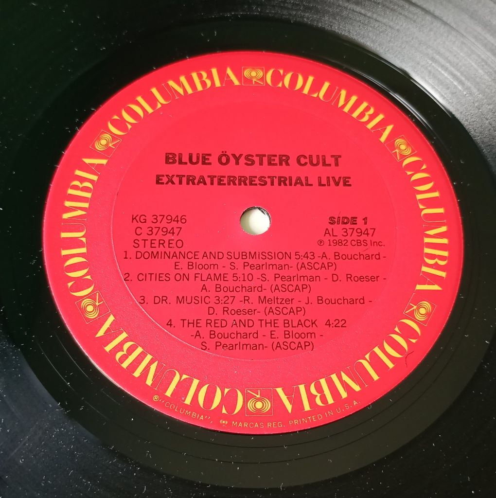 BLUE ÖYSTER CULT Extraterrestrial Live 2LP  EX - фото фото фото 3