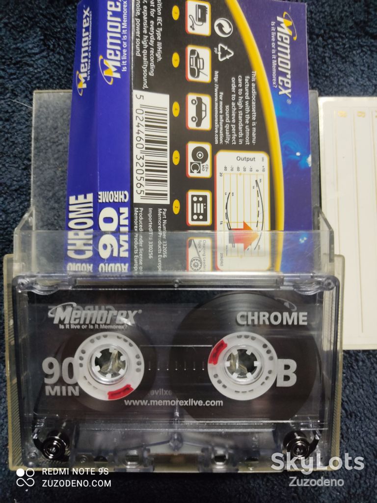 Б/У Аудио кассета MEMOREX Chrome 90 - фото фото фото 2