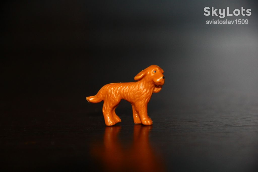 Собачка СПАНИЕЛЬ животные-микро Bullyland Schleich ??? РЕЗИНА!! ФРГ - фото фото фото 0