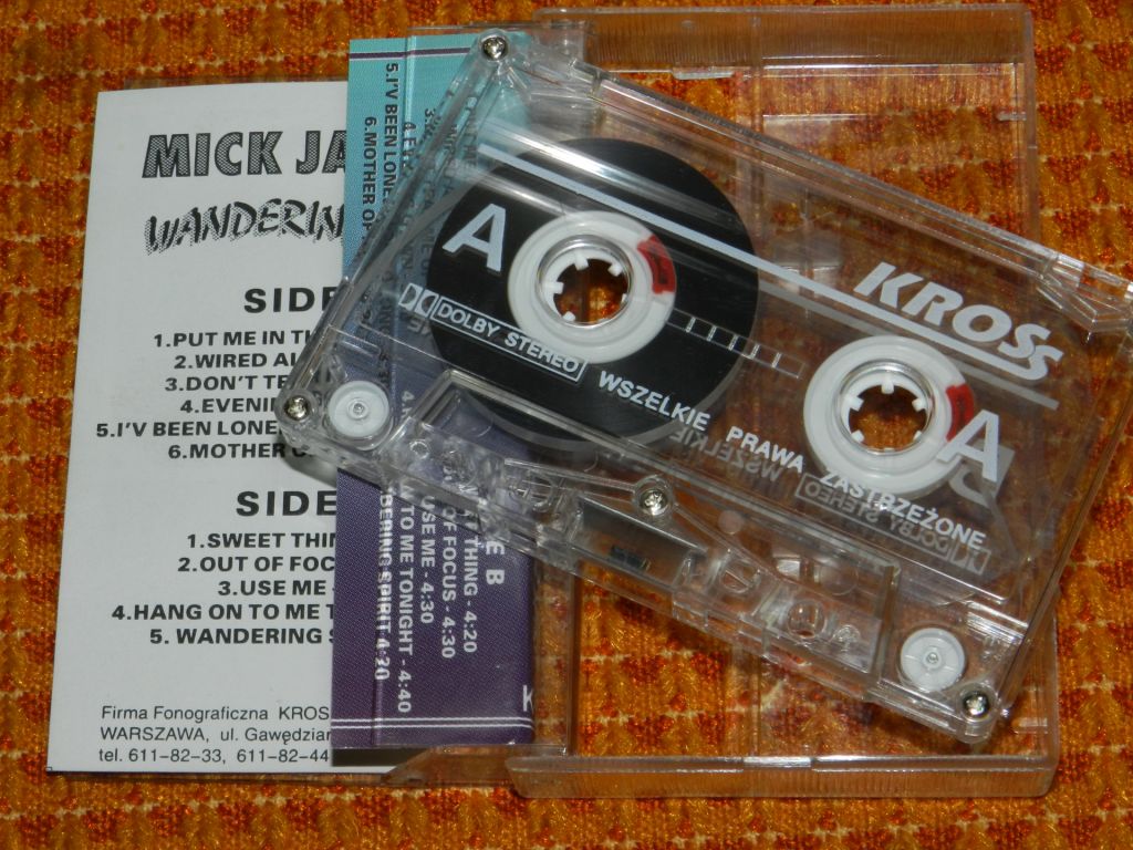 касета   Mick Jagger - Wandering Spirit - фото фото фото 1
