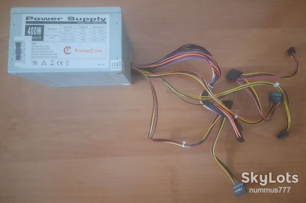 Блок живлення FrimeCom ATX-SM400BL 400W Тест ОК - фото фото фото 1