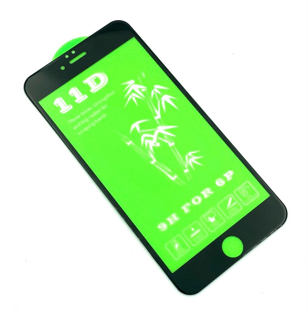 Защитное стекло 11D iPhone 6+/6S+ Black - фото фото фото 0