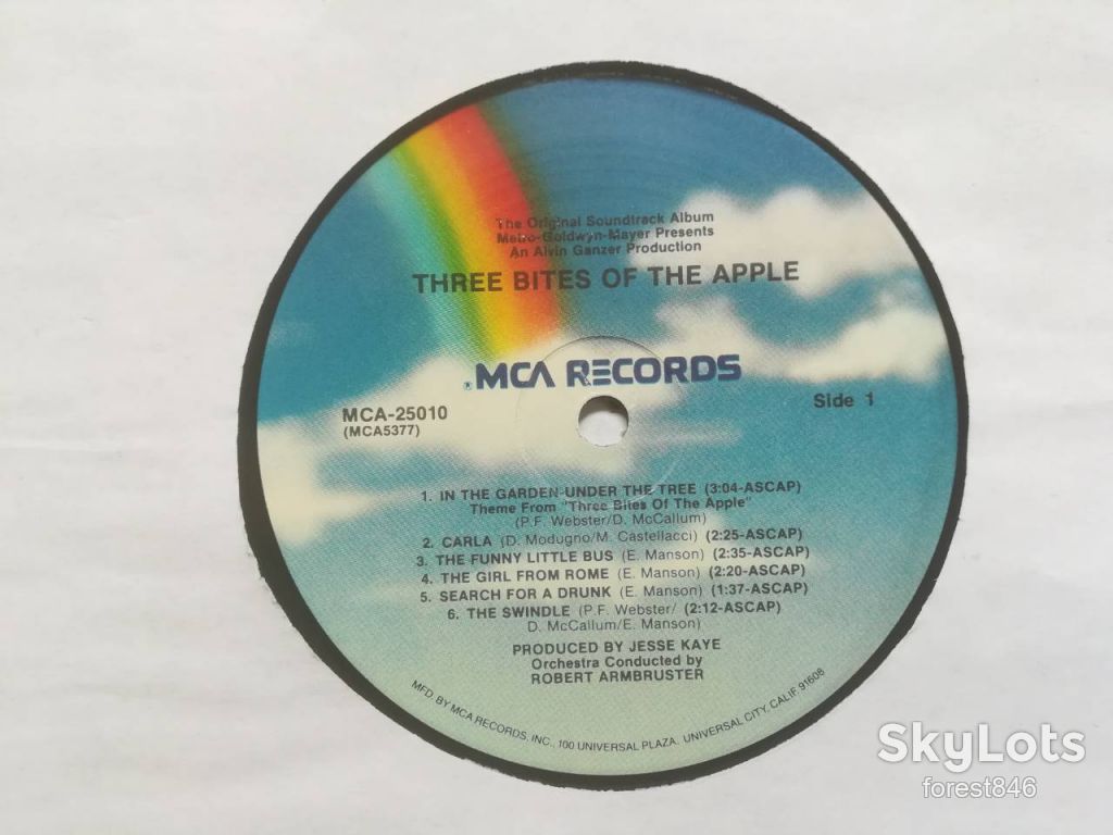 Three bites of the apple  (soundtrack)-M-США - фото фото фото 3