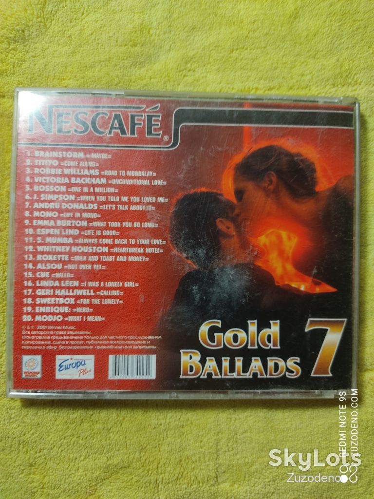 CD Сборник - NESCAFE - Gold Ballads 7 2001 - фото фото фото 4