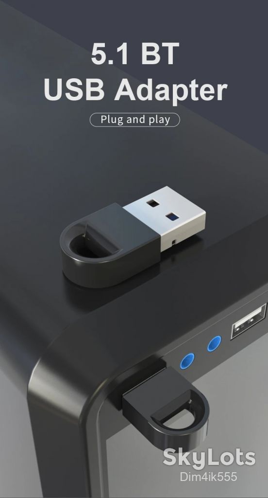 Bluetooth Адаптер USB Adapter 5.1 - фото фото фото 1