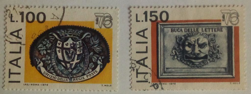 Италия 1976 Филателистическая выставка, гашеные - фото фото фото 0