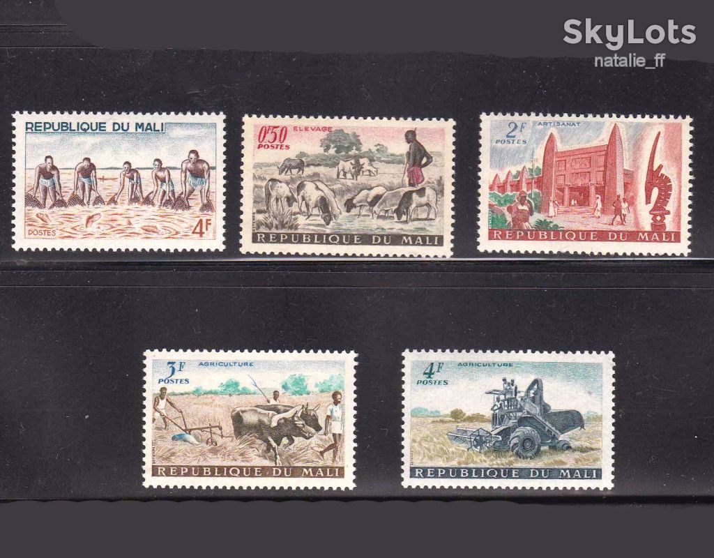 Фауна . Мали  19  г MNH - фауна , рыбы , техника - фото фото фото 0