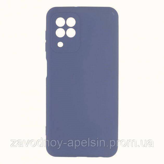 Samsung A22 A225 M32 M325 Чехол силиконовый (синий) - фото фото фото 0