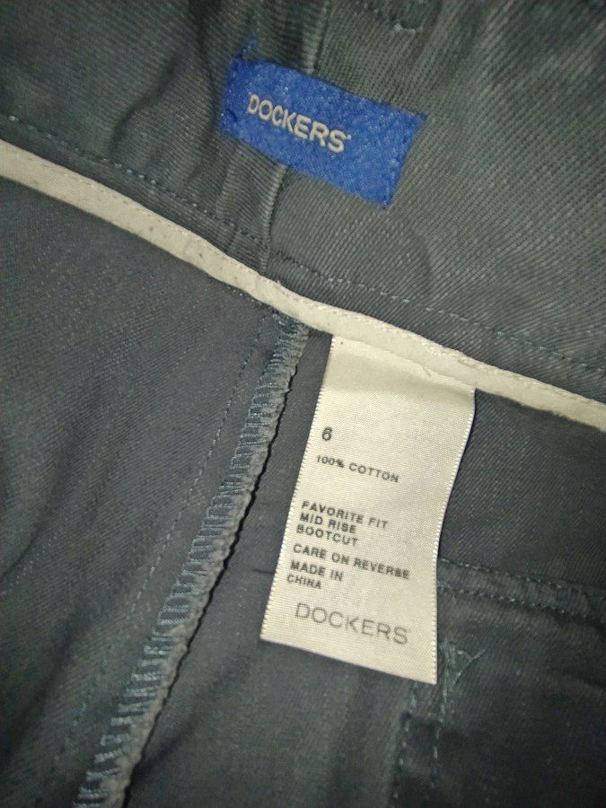 Брюки жен.серо-синие 46р Dockers - фото фото фото 4