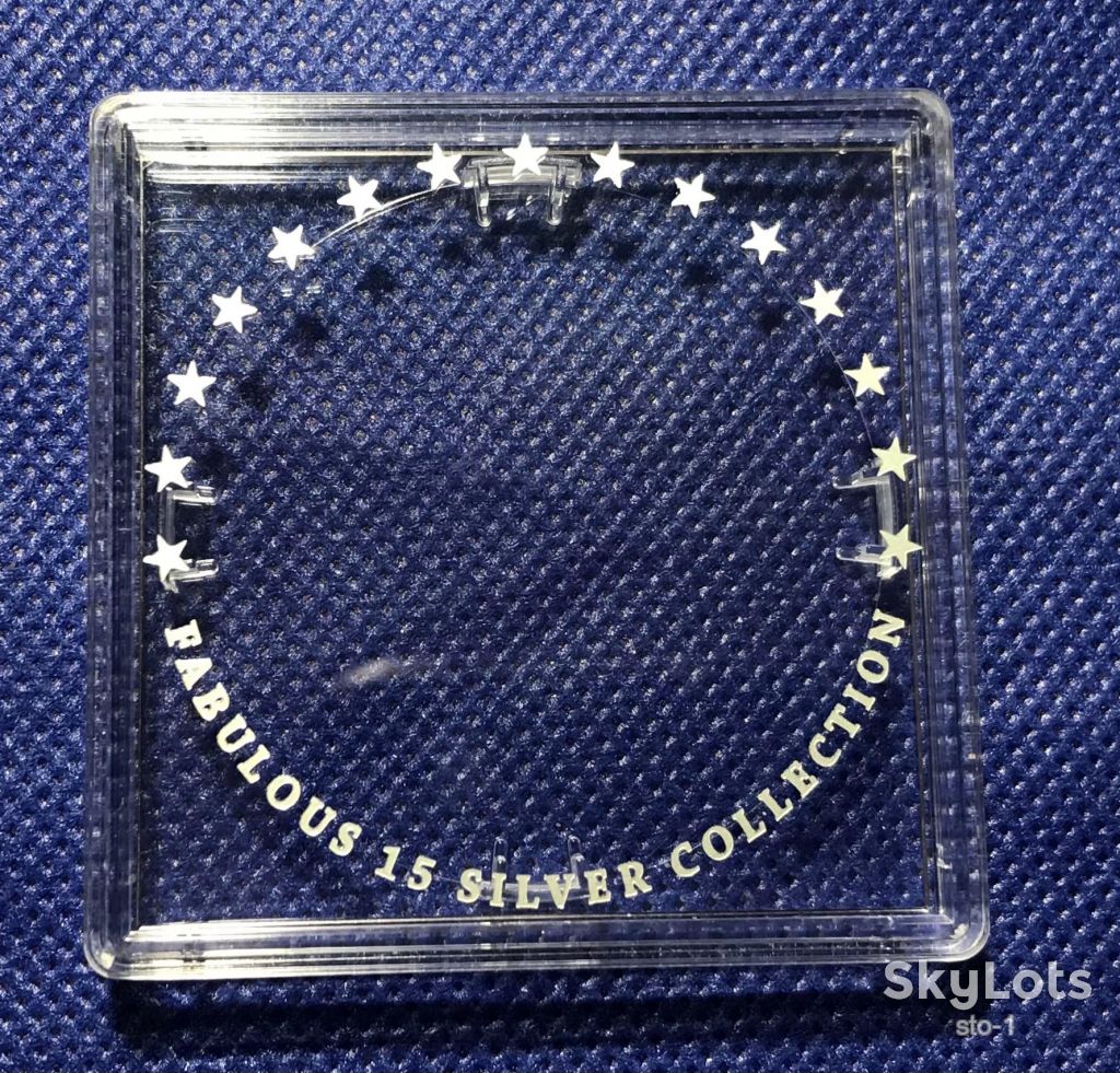 КВАДРАТНАЯ КАПСУЛА ДЛЯ МОНЕТЫ FABULOUS 15 silver collection Архістратиг Архистратиг Михаил родная НБУ - фото фото фото 2
