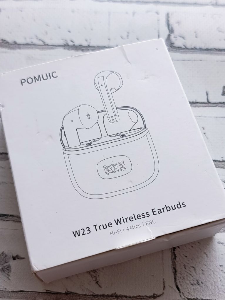 Бездротові навушники POMUIC W23 TWS Bluetooth, LED дисплей, ENC, Hi-Fi - фото фото фото 1