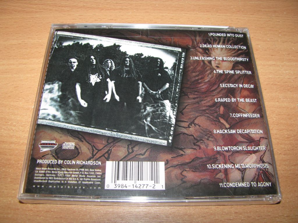 CANNIBAL CORPSE - Bloodthirst  (1999 Metal Blade 1st press,USA) SEALED - фото фото фото 1