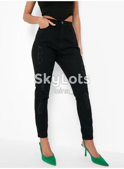 Стильні стрейтчиві джинси рванки Boohoo - фото фото фото 1