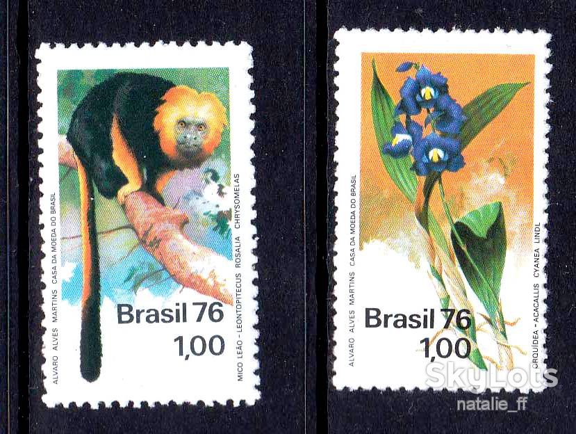NM Фауна Бразилия  1976 г MNH - - фото фото фото 0